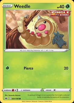 Weedle Chilling Reign 1