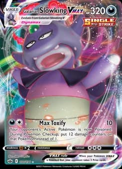 Galarian Slowking VMAX Chilling Reign 100