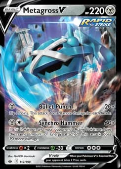 Metagross V Chilling Reign 112