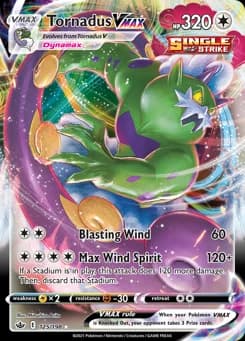 Tornadus VMAX Chilling Reign 125