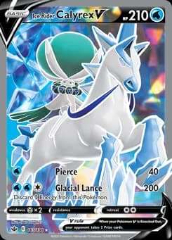 Ice Rider Calyrex V Chilling Reign 163