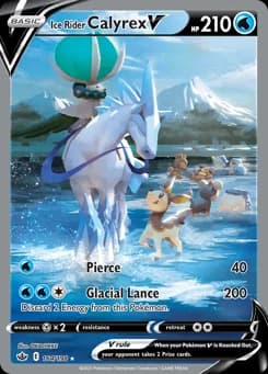 Ice Rider Calyrex V Chilling Reign 164