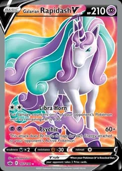 Galarian Rapidash V Chilling Reign 167