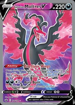 Galarian Moltres V Chilling Reign 176