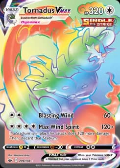 Tornadus VMAX Chilling Reign 209