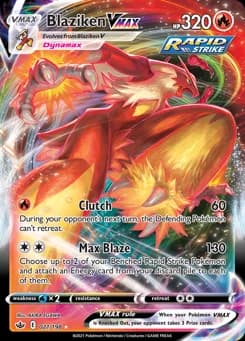 Blaziken VMAX Chilling Reign 21