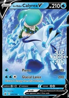 Ice Rider Calyrex V Chilling Reign 45