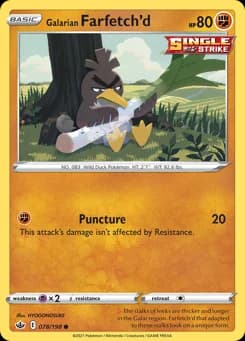 Galarian Farfetch'd Chilling Reign 78