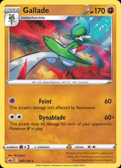 Gallade Chilling Reign 81