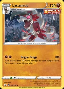 Lycanroc Chilling Reign 87