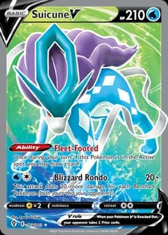 Suicune V Evolving Skies 173