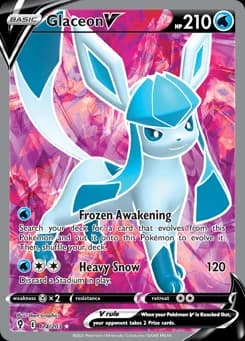 Glaceon V Evolving Skies 174