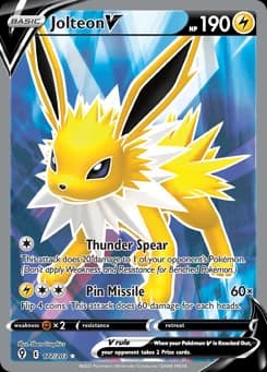 Jolteon V Evolving Skies 177