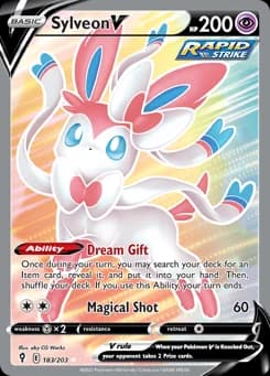 Sylveon V Evolving Skies 183