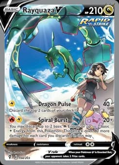 Rayquaza V Evolving Skies 194