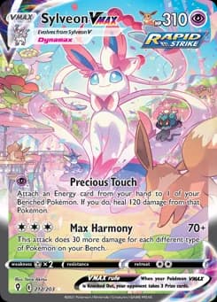 Sylveon VMAX Evolving Skies 212