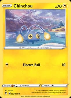 Chinchou Evolving Skies 52