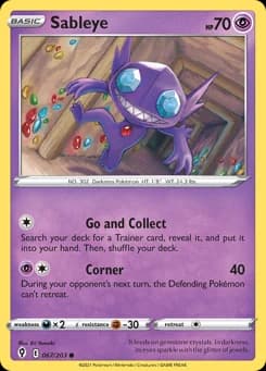 Sableye Evolving Skies 67