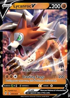 Lycanroc V Evolving Skies 91