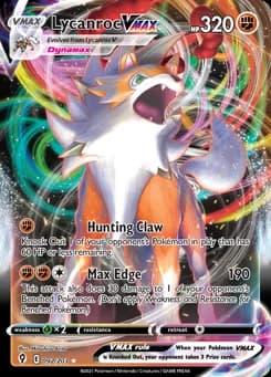 Lycanroc VMAX Evolving Skies 92