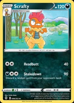 Scrafty Evolving Skies 99