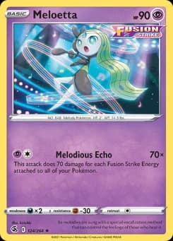 Meloetta Fusion Strike 124