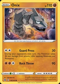Onix Fusion Strike 138