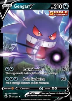 Gengar V Fusion Strike 156