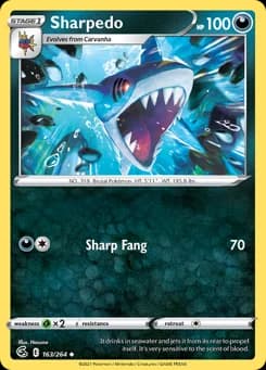 Sharpedo Fusion Strike 163