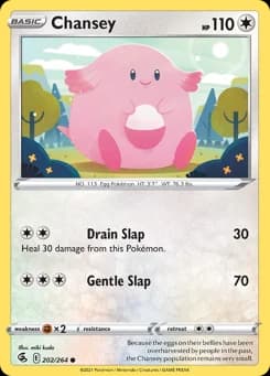 Chansey Fusion Strike 202