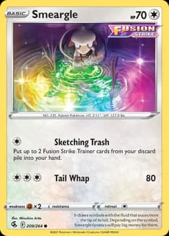 Smeargle Fusion Strike 209