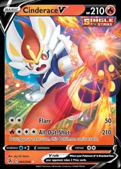 Cinderace V Fusion Strike 44