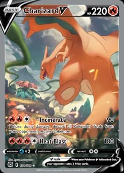 Charizard V Brilliant Stars 154