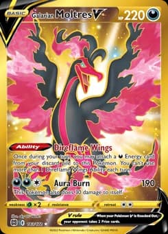 Galarian Moltres V Brilliant Stars 183