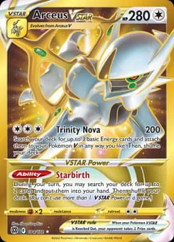 Arceus VSTAR Brilliant Stars 184