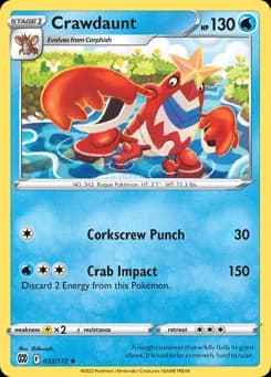 Crawdaunt Brilliant Stars 33