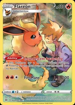Flareon Brilliant Stars Trainer Gallery TG01