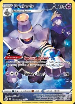 Dusknoir Brilliant Stars Trainer Gallery TG06