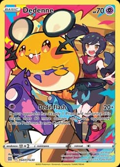 Dedenne Brilliant Stars Trainer Gallery TG07