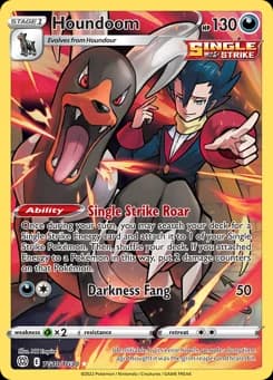 Houndoom Brilliant Stars Trainer Gallery TG10