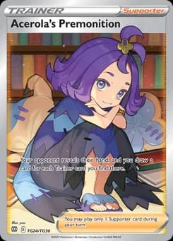 Acerola's Premonition Brilliant Stars Trainer Gallery TG24