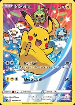 Pikachu SWSH Black Star Promos SWSH020