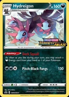 Hydreigon SWSH Black Star Promos SWSH037