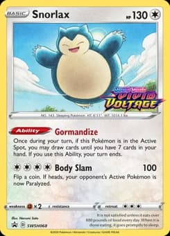 Snorlax SWSH Black Star Promos SWSH068