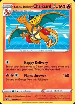 Special Delivery Charizard SWSH Black Star Promos SWSH075