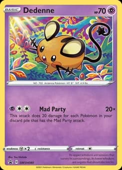 Dedenne SWSH Black Star Promos SWSH080
