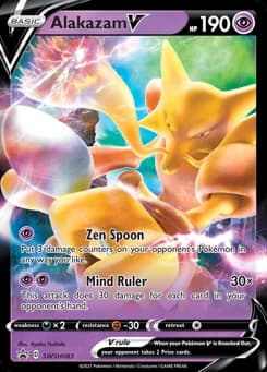 Alakazam V SWSH Black Star Promos SWSH083