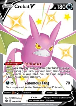 Crobat V SWSH Black Star Promos SWSH098