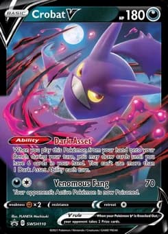 Crobat V SWSH Black Star Promos SWSH110