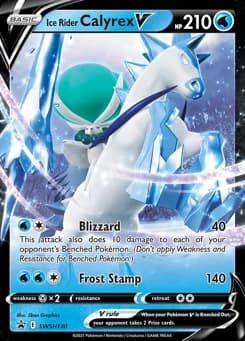 Ice Rider Calyrex V SWSH Black Star Promos SWSH130